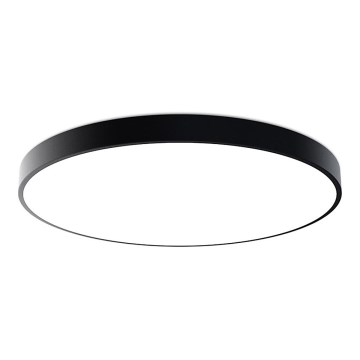 LED2 - LED-plafondlamp MONO SLIM LED/80W/230V 3000K/4000K Ø 80 cm zwart
