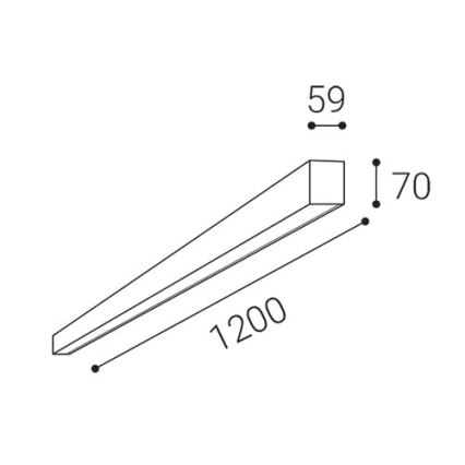 LED2 - LED Plafondlamp NOLI LED/40W/230V 3000K/3500K/4000K wit