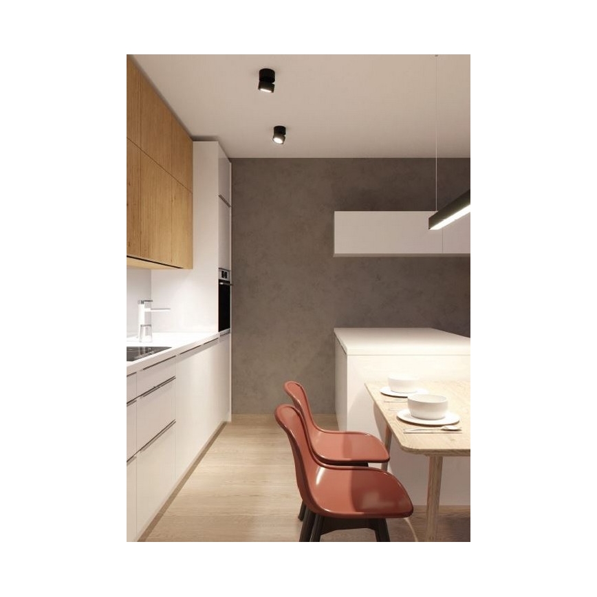 LED2 - LED Spot KLIP ON LED/11W/230V zwart