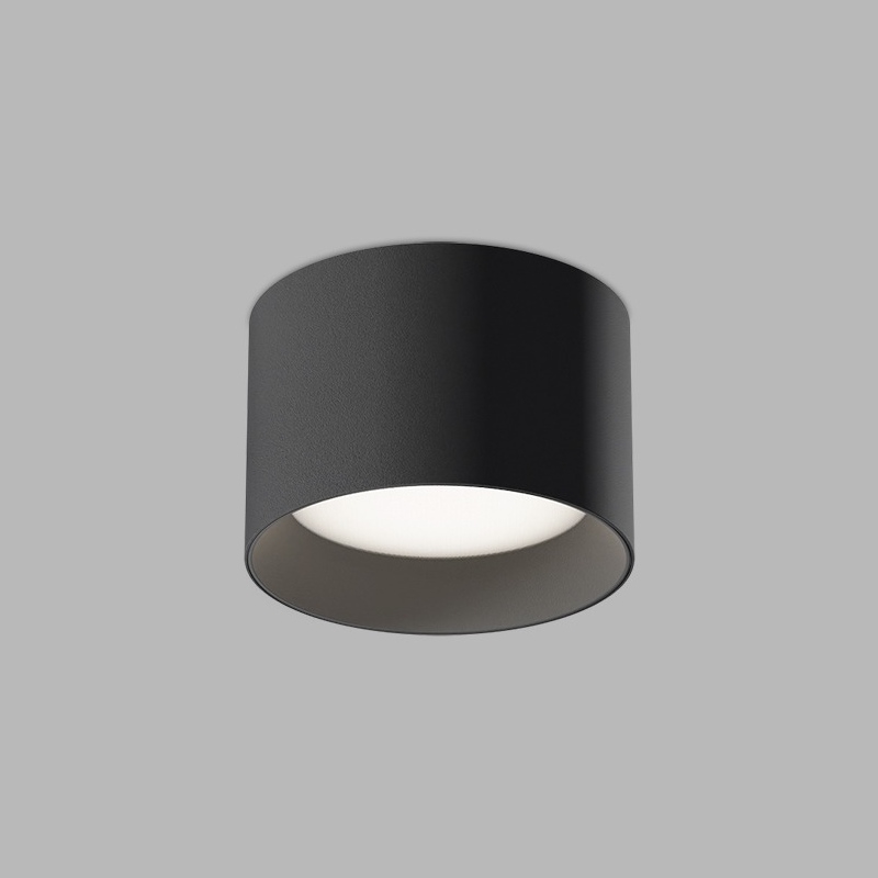 LED2 - LED-spot ZETA ON LED/8W/230V 3000/3500/4000K Ø 9 cm zwart