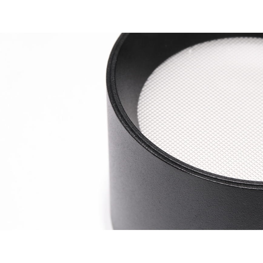 LED2 - LED-spot ZETA ON LED/8W/230V 3000/3500/4000K Ø 9 cm zwart