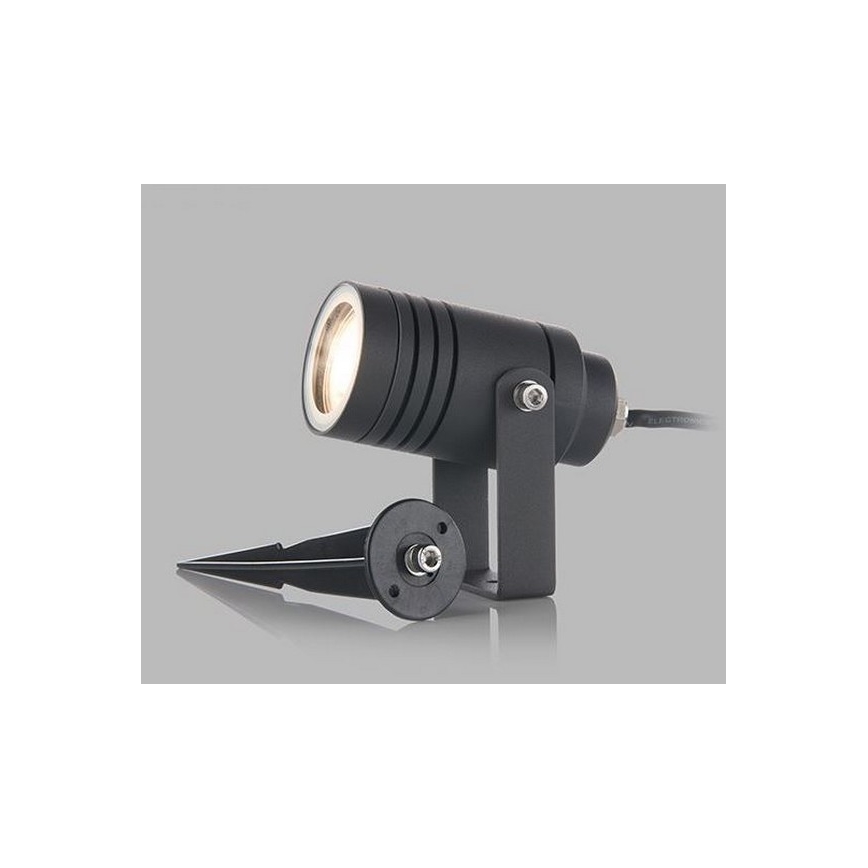 LED2 - Schijnwerper NAVY 1xGU10/42W/230V antraciet P54