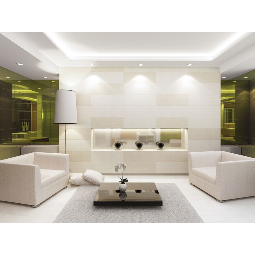 LED2 - LED Badkamer inbouw plafondlamp SLIM LED/10W/230V IP43 CRI 90