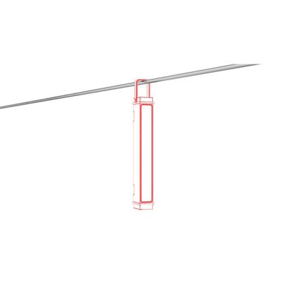 Ledlenser AF2R - Dimbare oplaadbare LED-werklamp IP54 1000 lm 50 h