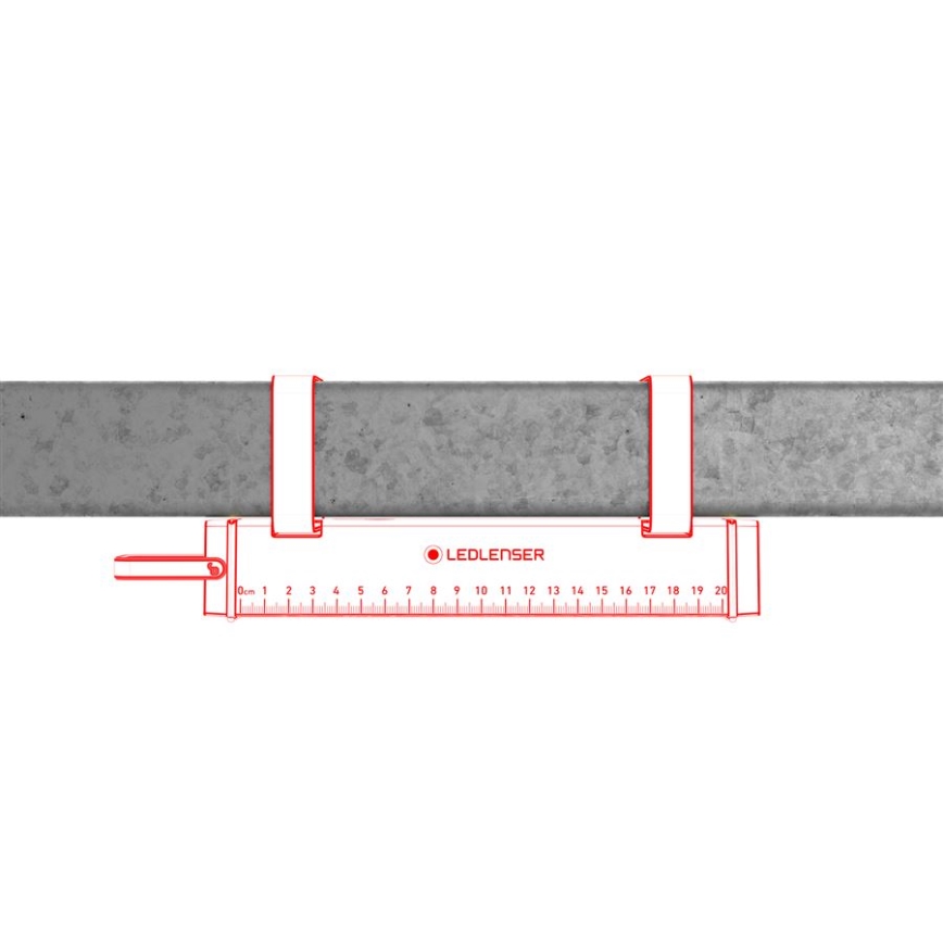 Ledlenser AF2R - dimbare oplaadbare LED-werklamp, IP54, 1000 lm, 50 h, 4810 mAh