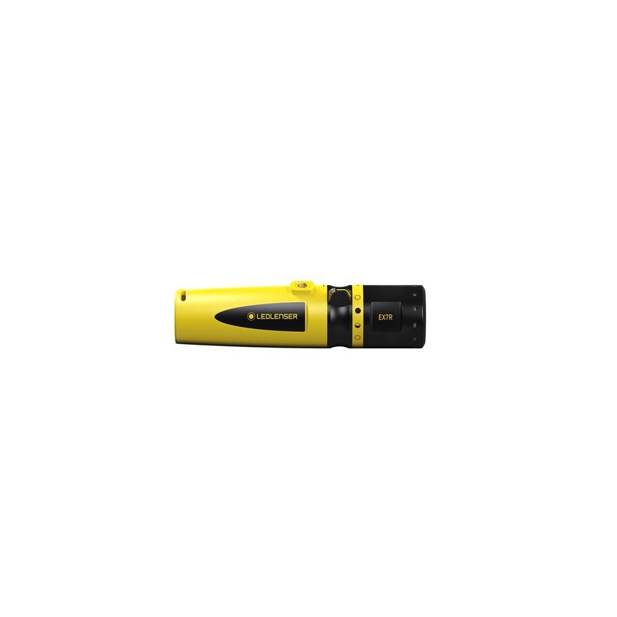 Ledlenser EX7R - Dimbare oplaadbare LED-zaklamp LED/3250 mAh IP68 220 lm 45 h geel