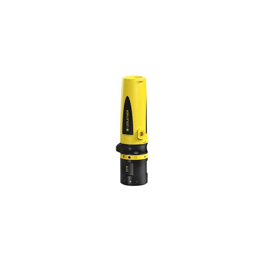 Ledlenser EX7R - Dimbare oplaadbare LED-zaklamp LED/3250 mAh IP68 220 lm 45 h geel