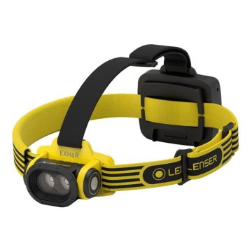 Ledlenser EXH6R - dimbare oplaadbare LED-hoofdlamp LED/1900 mAh IP68 250 lm 15 uur geel