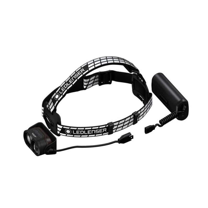 Ledlenser H19R SIGNATURE - dimbare oplaadbare LED-hoofdlamp LED/4800 mAh IP68 4000 lm 20 uur zwart