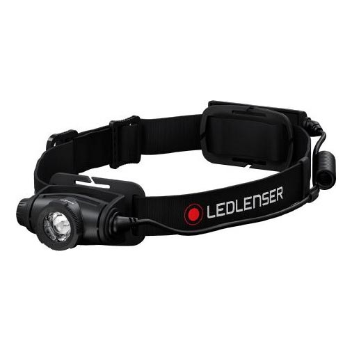 Ledlenser H5R CORE - dimbare oplaadbare LED-hoofdlamp, 1800 mAh accu, IP67, 500 lm, tot 50 uur, zwart