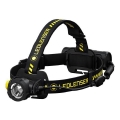 Ledlenser H7R WORK - dimbare oplaadbare LED-hoofdlamp, 4800 mAh, IP67, 1000 lm, 60 h, zwart