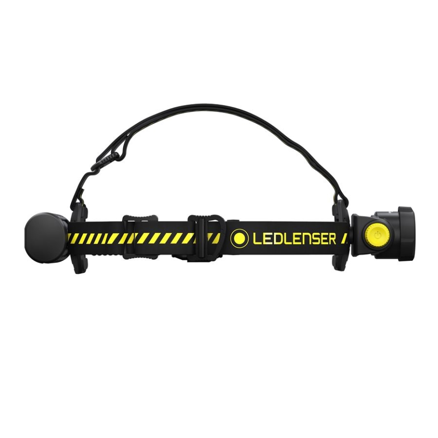 Ledlenser H7R WORK - dimbare oplaadbare LED-hoofdlamp, 4800 mAh, IP67, 1000 lm, 60 h, zwart