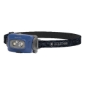 Ledlenser HF4R Core - dimbare oplaadbare LED-hoofdlamp, 1000 mAh, IP68, 500 lm, 35 h, blauw