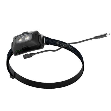 Ledlenser HF4R Core - dimbare oplaadbare LED-hoofdlamp, 1000 mAh, IP68, 500 lm, 35 h, zwart