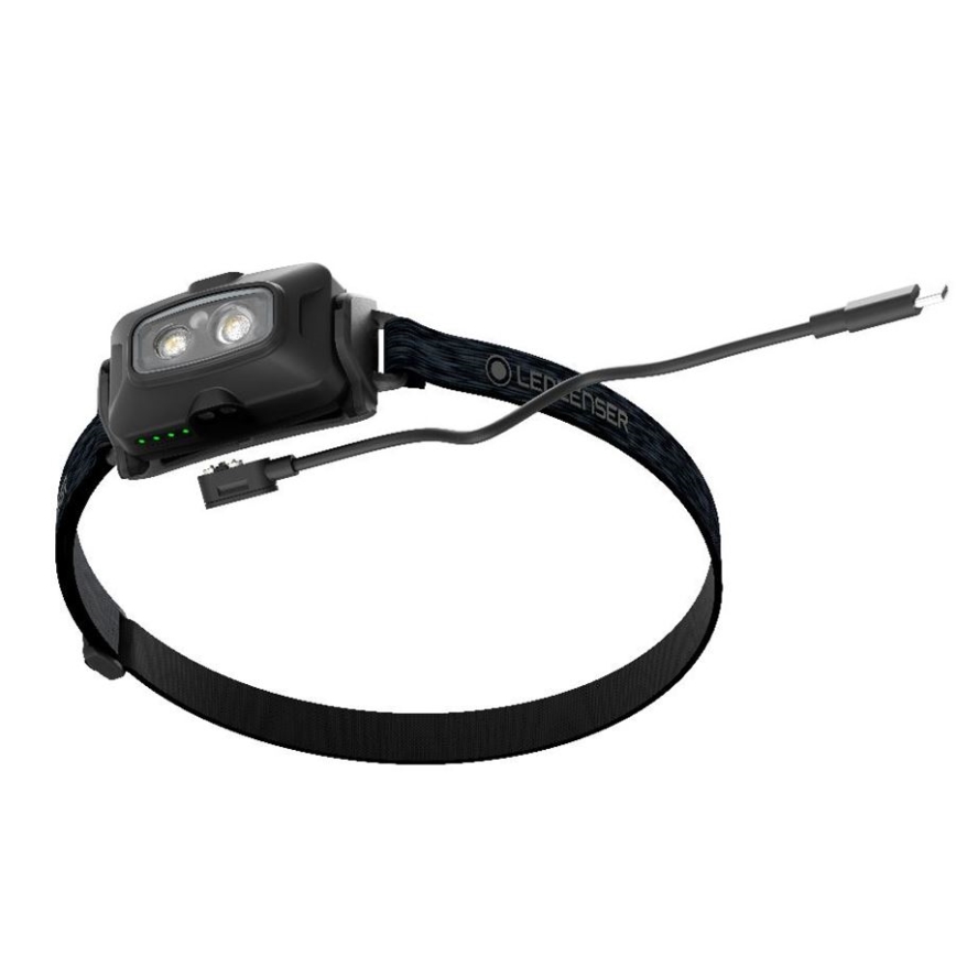Ledlenser HF4R Core - dimbare oplaadbare LED-hoofdlamp, 1000 mAh, IP68, 500 lm, 35 h, zwart