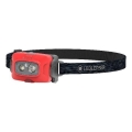 Ledlenser HF4R Core - Dimbare oplaadbare LED-hoofdlamp LED/1000 mAh IP68 500 lm 35 uur rood
