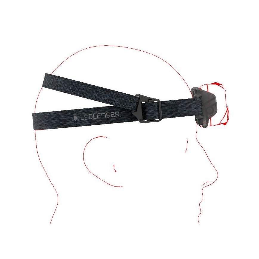 Ledlenser HF6R Core - Dimbare oplaadbare LED-hoofdlamp LED/2000 mAh IP68 800 lm 60 h blauw