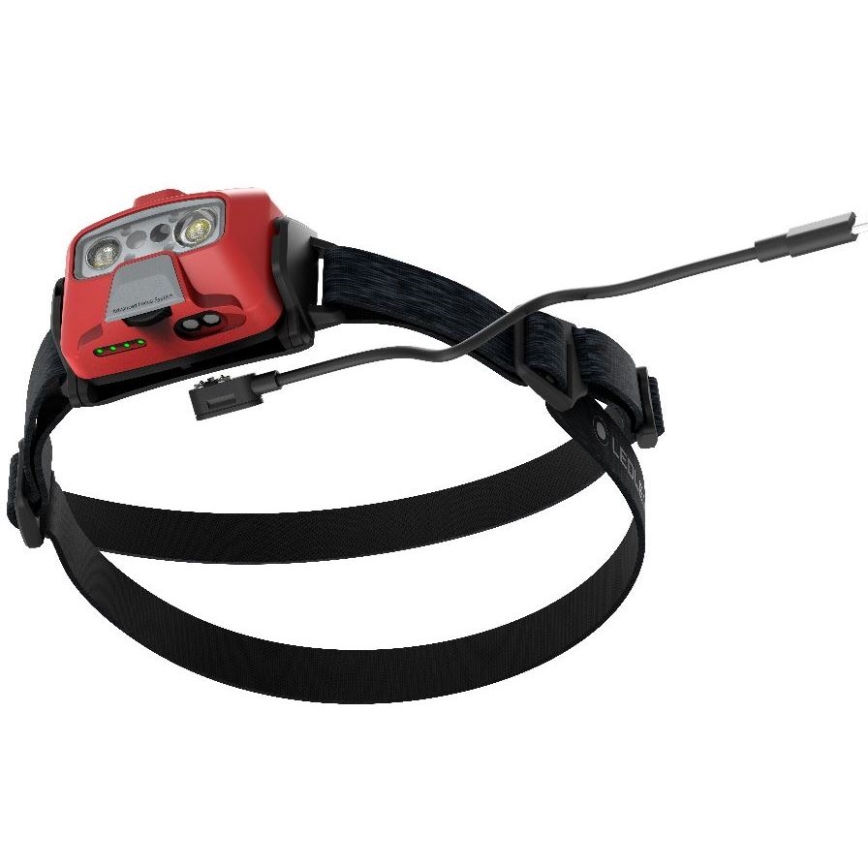 Ledlenser HF6R Core - LED dimbare oplaadbare hoofdlamp LED/2000 mAh IP68 800 lm 60 h rood