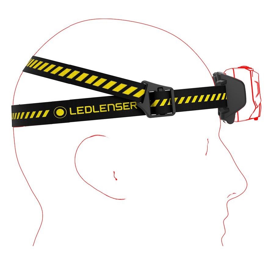 Ledlenser HF6R Work - LED dimbare oplaadbare hoofdlamp LED/2000 mAh IP68 800 lm 60 h zwart