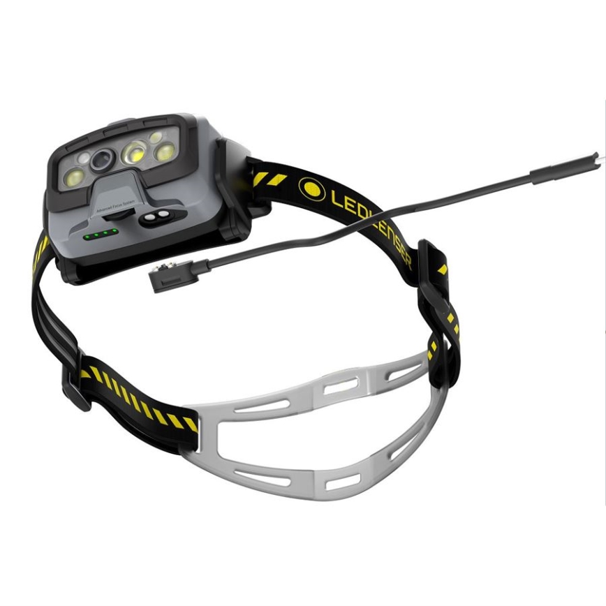 Ledlenser HF8R Work - Dimbare oplaadbare LED-hoofdlamp LED/3700 mAh IP68 1600 lm 90 uur zwart