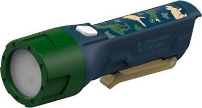 Ledlenser KIDBEAM4 DINO - Dimbare kinder-LED-zaklamp LED/2xAAA IP44 groen