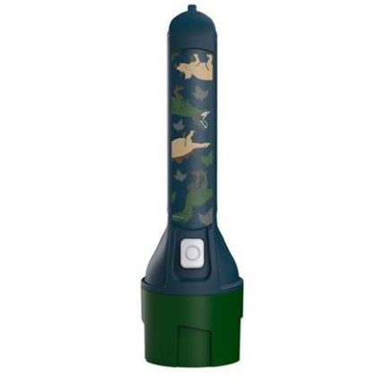 Ledlenser KIDBEAM4 DINO - Dimbare kinder-LED-zaklamp LED/2xAAA IP44 groen