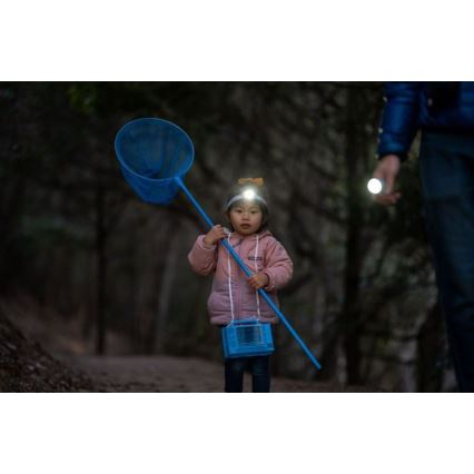 Ledlenser KIDBEAM4 RAINBOW - dimbare LED-kinderzaklamp LED/2xAAA IP44 paars