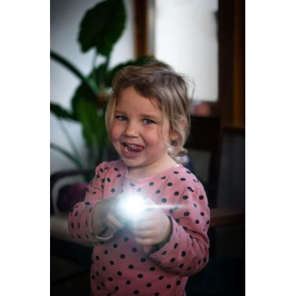 Ledlenser KIDBEAM4 RAINBOW - dimbare LED-kinderzaklamp LED/2xAAA IP44 paars