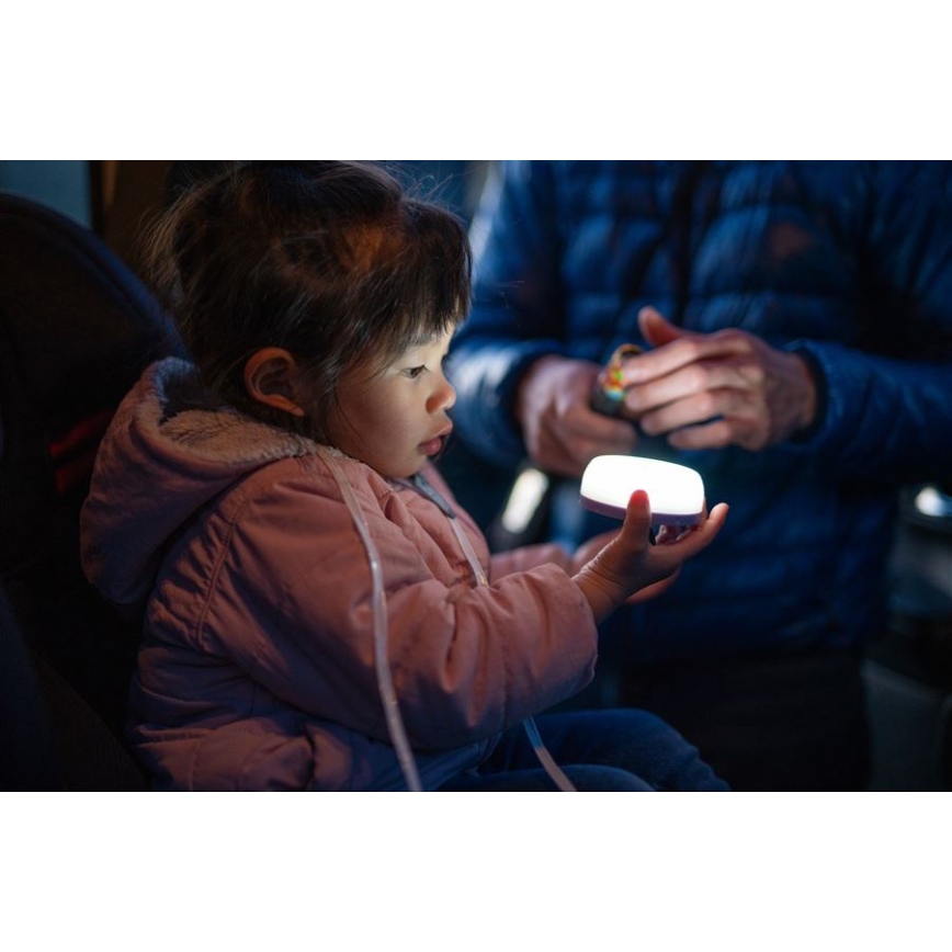 Ledlenser KIDCAMP6 RAINBOW - Dimbare draagbare LED-lamp, LED/3xAAA, IP44, blauw