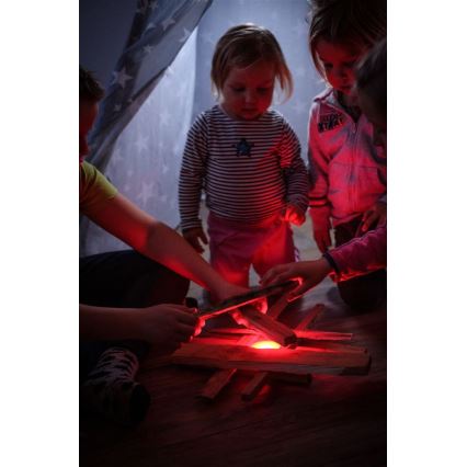 Ledlenser KIDCAMP6 RAINBOW - Dimbare draagbare LED-lamp, LED/3xAAA, IP44, blauw