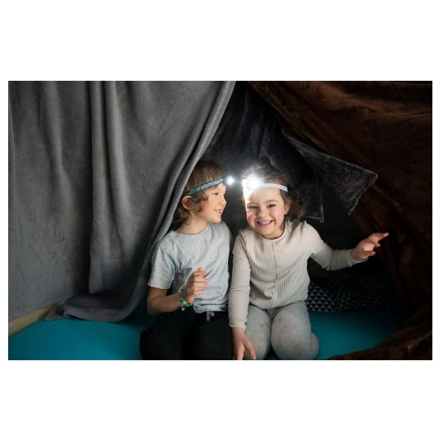 Ledlenser KIDLED2 DINO - Dimbare kinderhoofdlamp LED/1xAAA IPX4 40 lm 20 h groen