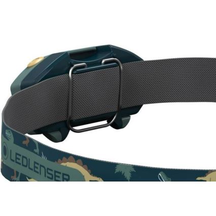 Ledlenser KIDLED2 DINO - Dimbare kinderhoofdlamp LED/1xAAA IPX4 40 lm 20 h groen