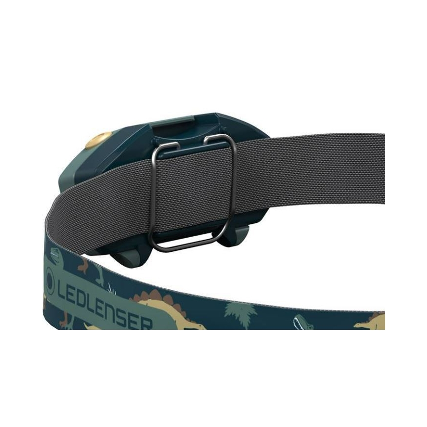 Ledlenser KIDLED2 DINO - Dimbare kinderhoofdlamp LED/1xAAA IPX4 40 lm 20 h groen