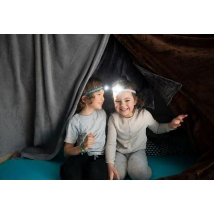 Ledlenser KIDLED2 RAINBOW - LED-dimbare kinderhoofdlamp LED/1xAAA IPX4 40 lm 20h paars