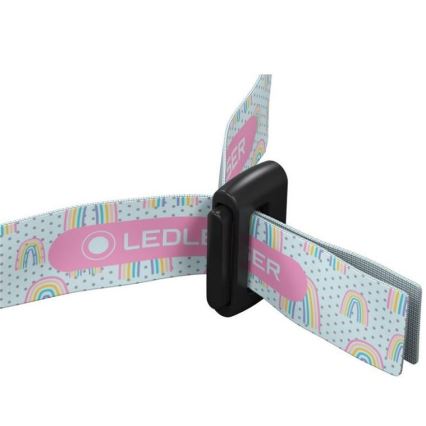 Ledlenser KIDLED2 RAINBOW - LED-dimbare kinderhoofdlamp LED/1xAAA IPX4 40 lm 20h paars