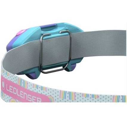 Ledlenser KIDLED2 RAINBOW - LED-dimbare kinderhoofdlamp LED/1xAAA IPX4 40 lm 20h paars