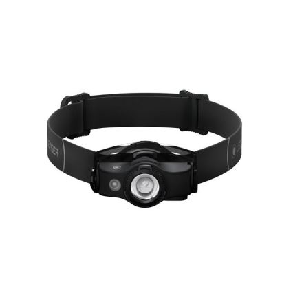 Ledlenser MH4 - dimbare oplaadbare LED-hoofdlamp, 750 mAh, IP54, 400 lm, 35 h, zwart
