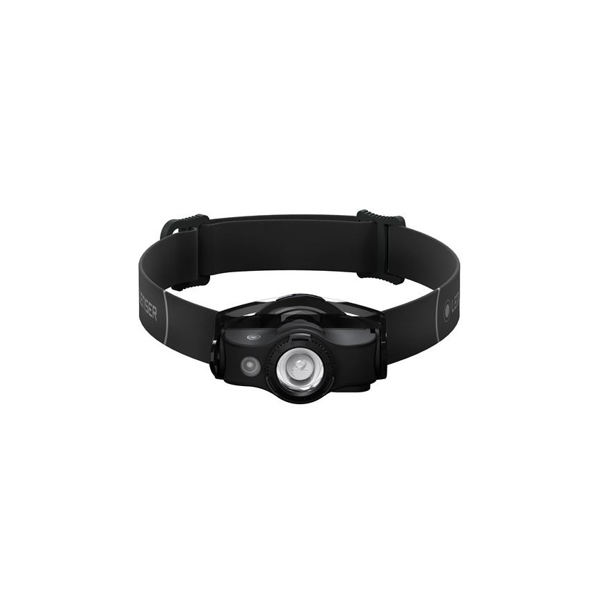 Ledlenser MH4 - dimbare oplaadbare LED-hoofdlamp, 750 mAh, IP54, 400 lm, 35 h, zwart