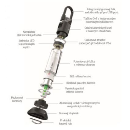 Ledlenser ML6 - dimbare oplaadbare LED-zaklamp LED/3200 mAh IP54 750 lm