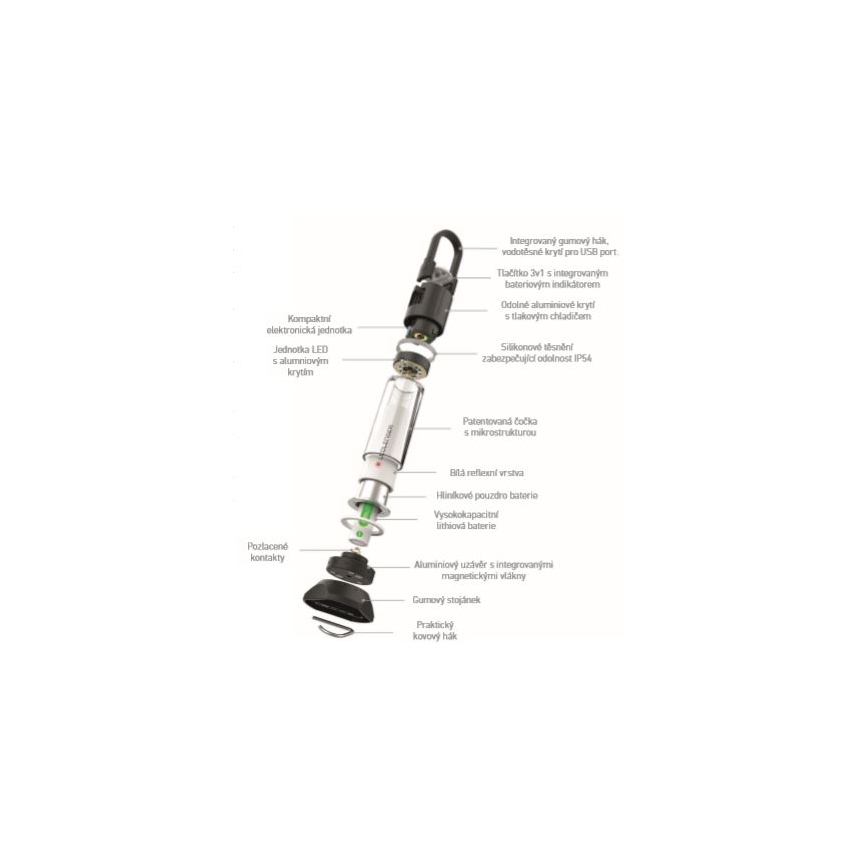 Ledlenser ML6 - dimbare oplaadbare LED-zaklamp LED/3200 mAh IP54 750 lm