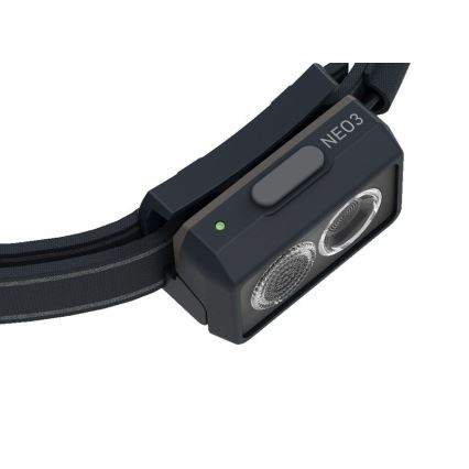 Ledlenser NEO3 - dimbare LED-hoofdlamp LED/3xAAA IP54 400 lm 20 h zwart