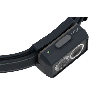 Ledlenser NEO5R - dimbare oplaadbare LED-hoofdlamp LED/1800mAh IP54 600 lm 35 h zwart