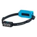 Ledlenser NEO9R - dimbare oplaadbare LED-hoofdlamp, 5000 mAh, IP54, 1200 lm, 120 uur, zwart/blauw