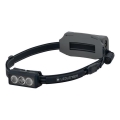 Ledlenser NEO9R - dimbare oplaadbare LED-hoofdlamp met 5000 mAh batterij, IP54, 1200 lm, 120 uur brandduur, zwart/grijs