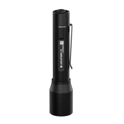 Ledlenser P5 - Dimbare LED-zaklamp, 200 lm, 8 uur batterijduur, 1x AA, IP54, zwart
