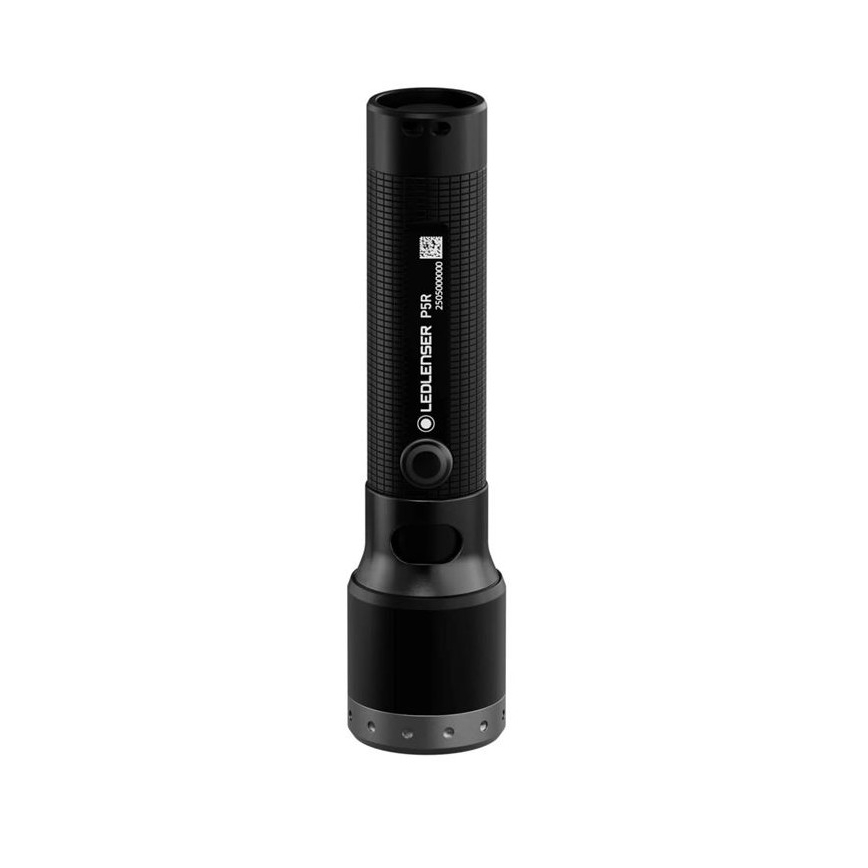 Ledlenser P5R - Dimbare oplaadbare LED-zaklamp, 1x AA (700 mAh), IP68, 750 lm, 20 uur, zwart
