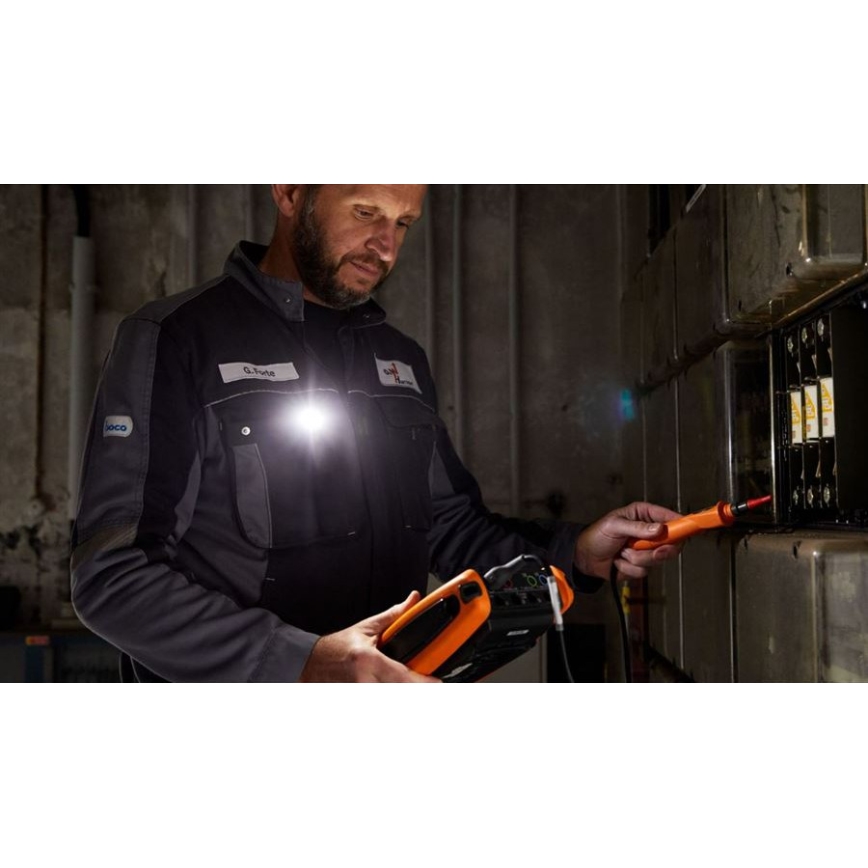 Ledlenser W1R - dimbare oplaadbare werklamp met clip, LED, 740 mAh, IP54, 220 lm