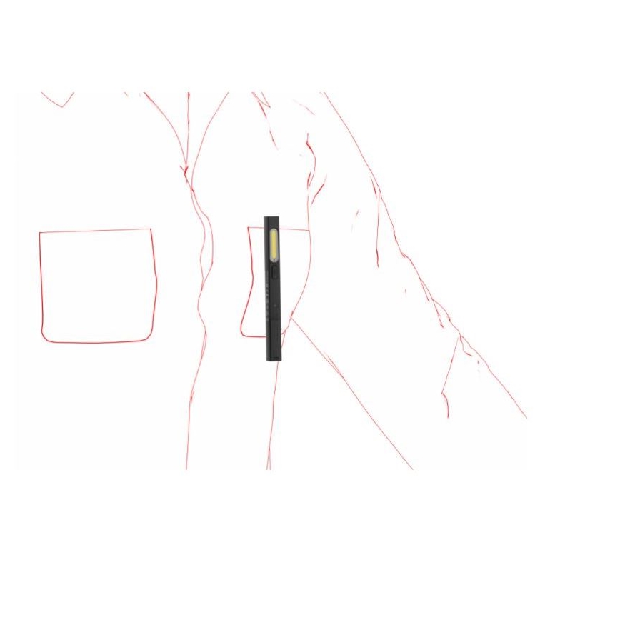 Ledlenser W2R - dimbare oplaadbare LED-werklamp 630 mAh IP54 220 lm