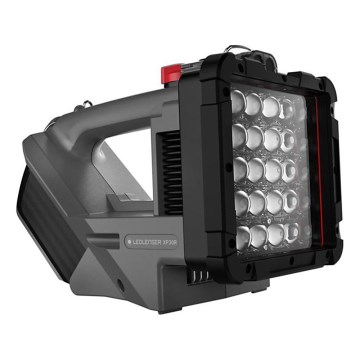 Ledlenser XP30R - Dimbare oplaadbare LED-zaklamp, 5000 mAh, IP54, 32000 lm, 16 uur, grijs