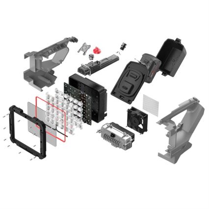 Ledlenser XP30R - Dimbare oplaadbare LED-zaklamp, 5000 mAh, IP54, 32000 lm, 16 uur, grijs